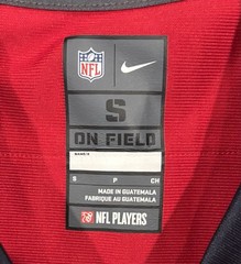 JJ Watt NFL Nike On Field Jersey Houston Texans Mens Small Red and Navy Blue #99