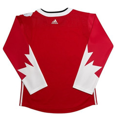 Adidas Team Canada IIHF WCH Hockey Jersey Women&rsquo;s Medium Red NEW
