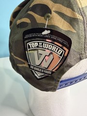 FGCU Eagles Camo Snapback Hat Top Of The World Blue Brim NCAA NWT