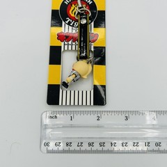 Hanshin Tigers Keychain Black Japan NPB Baseball Kinnikuman Belt Strap Mascot