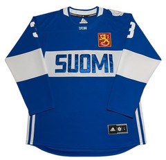 Adidas Team Finland Olli Maatta #3 IIHF World Cup Hockey Jersey Men’s Size L NEW