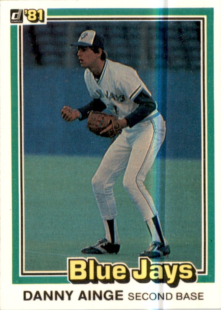 1981 Donruss Danny Ainge Rookie Toronto Blue Jays #569