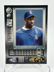 1996 Metal Universe Chili Davis Platinum Edition #24 California Angels