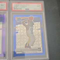 Panini 4-Card Graded NBA Lot James Wiseman Warriors RC PSA/CSG Prizm Optic CK