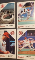 1992 ST LOUIS CARDINALS TEAM SET POLICE SAFETY SET