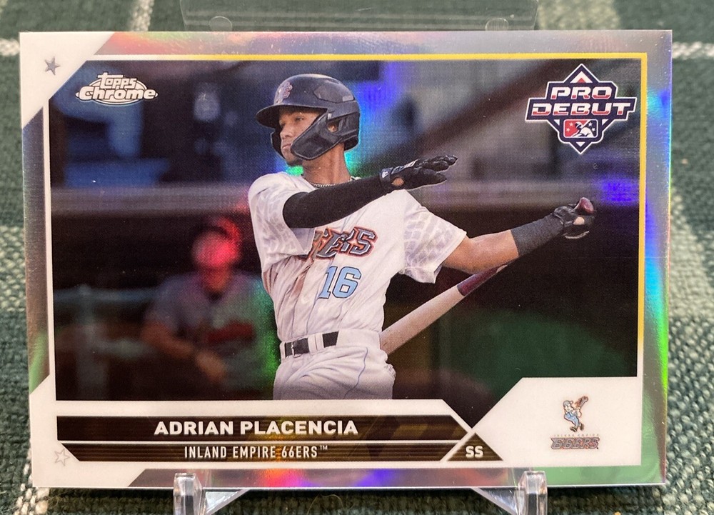 2023 Topps Pro Debut Chrome Refractor #PDC-126 Adrian Placencia /99 Angels
