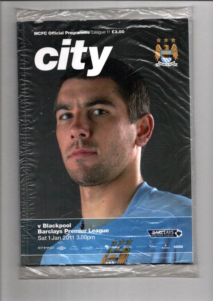 Manchester City v Blackpool 2010-2011 Premier League 01/01/2011