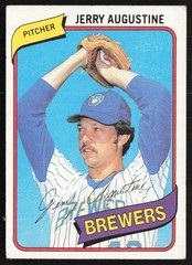 1980 Topps Jerry Augustine Milwaukee Brewers #243