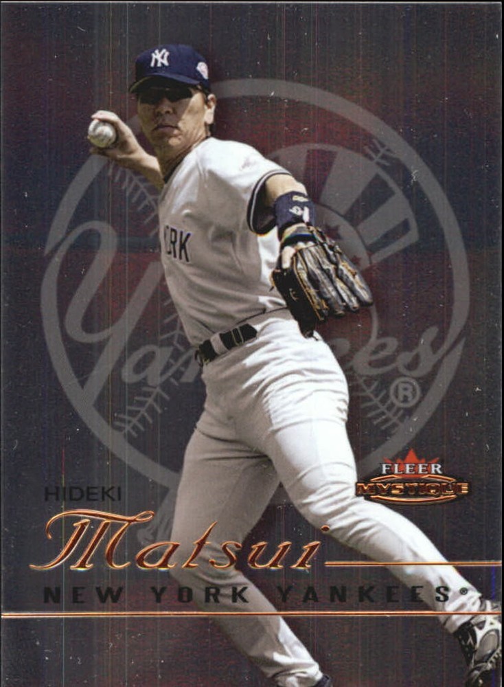 2003 Fleer Mystique #100 Hideki Matsui New York Yankees Rookie Card /699 – NM-MT