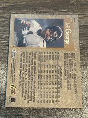 Jeff George 1996 Topps Chrome REFRACTOR #123 NM-MINT Falcons SP 1st Year Chrome