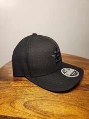 Houston Astros New Era 9Forty A-Frame Snapback Charcoal Blackout Hat Cap NWT
