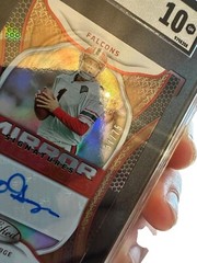 2022 Certified Mirror Signatures Bronze #59 Jeff George Auto /75 SCG 10 PSA