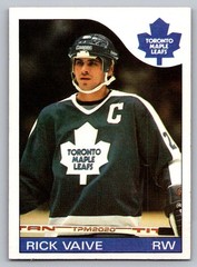 1985-86 Topps #106 RICK VAIVE Toronto Maple Leafs EX