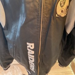 Oakland Los Angeles Raiders Leather Jacket NFL VTG G-III CARL BANKS Sz XXLT