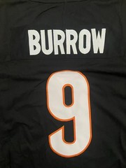 Cincinnati Bengals Joe Burrow #9 Black Vapor Jersey