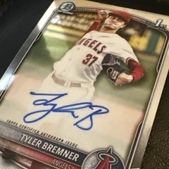 2025 Bowman Draft – Chrome Prospect Autographs Tyler Bremner #CPA-TB (AU, RC)