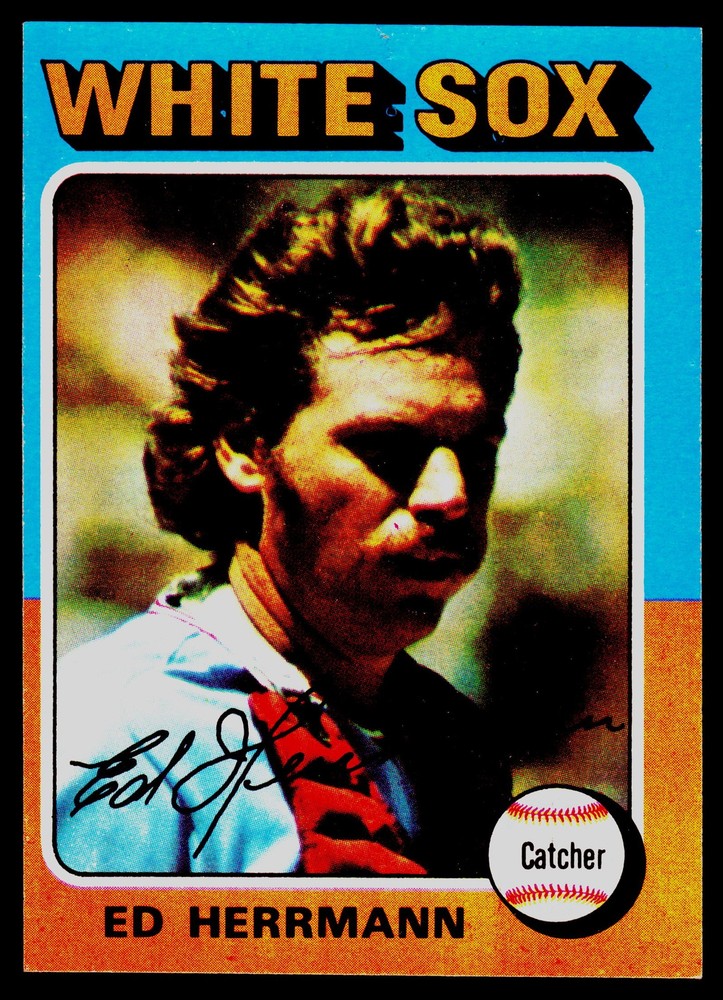 1975 Topps #219 Ed Herrmann – POOR