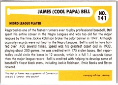 1980-87 SSPC HOF #141 Cool Papa Bell