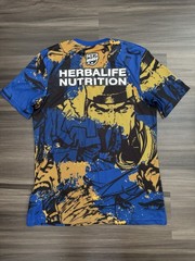 Adidas LA Galaxy Royal 2023 MLS Works Kick Childhood Cancer x Marvel Jersey Sz M