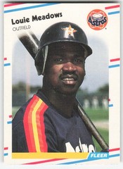 1988 Fleer Update Louie Meadows #U-92 Houston Astros NM