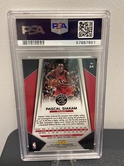 2017-18 Prizm Fast Break Purple Prizms /75 Pascal Siakam #34 PSA 9 MINT Pop 1!