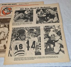 Lot 7 1979 Chicago Bears Fan Newspapers Chicago Bear Report Walter Payton