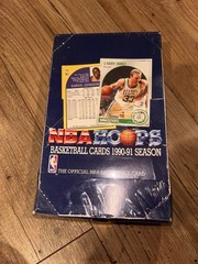 90-91 NBA Hoops Series 1 Factory Sealed Basketball Box
