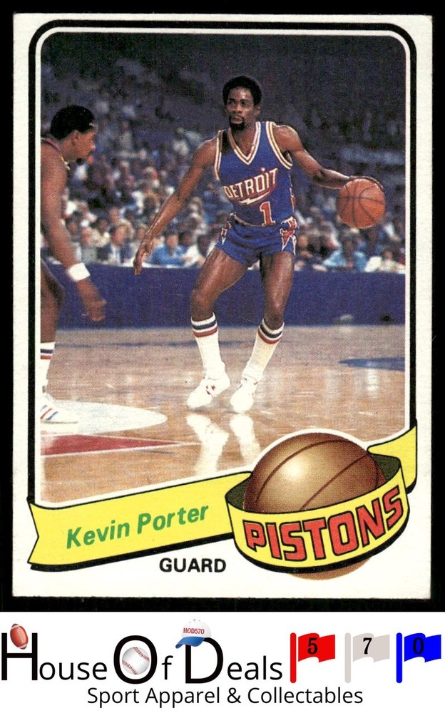 1979-80 Topps #13 Kevin Porter Detroit Pistons Basketball Card