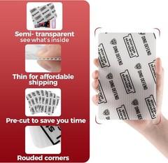 Ding Defend 110 Pack Trading Card Protectors – Hard Plastic Slab – Tiger Design