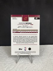 2025-26 Topps Chrome Donovan Mitchell Purple Wave Refractor #/75 Cavaliers