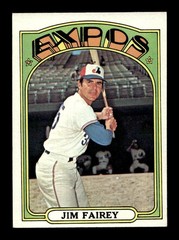1972 Topps #653 Jim Fairey Expos EX+ *m7