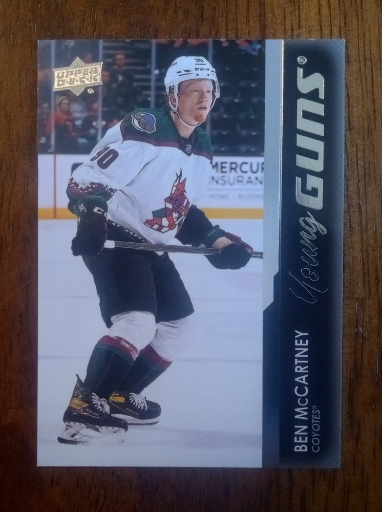 Ben McCartney Young Guns RC 2021-22 Upper Deck Extended #723 Mint Short Print
