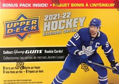 2021 2022 Upper Deck Hockey EXTENDED Series Blaster Box Young Guns Akira Schmid