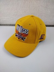 Vintage Rocks Hat Las Vegas 400 1998 Athletic Strap Back Flag Dice Flames