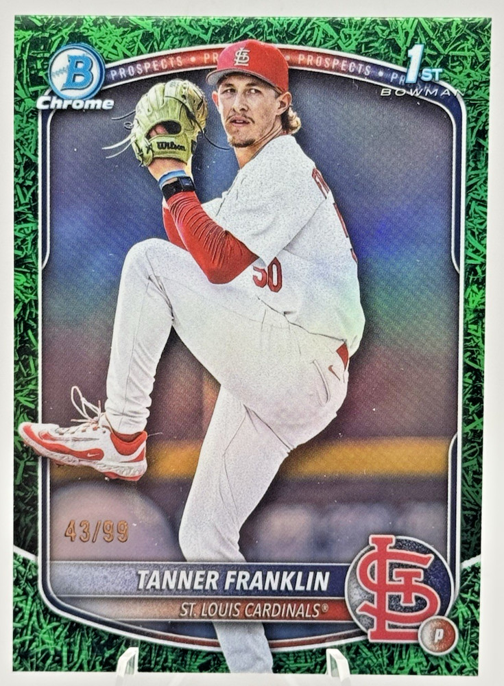Tanner Franklin 2025 Bowman Draft Chrome 1st #BDC-90 Green Grass /99