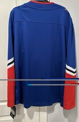 Fanatics Branded Reverse Retro 2.0 New York Rangers Lady Liberty Jersey Sz Large