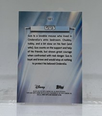 2026 Gus Disney Topps Chrome 2 Card Lot White & Gold /30 & Aqua /199 #181