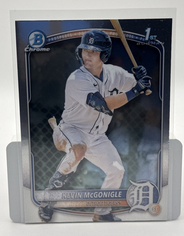 2025 Bowman – Chrome Prospects Kevin McGonigle #BCP-79 (RC) Detroit Tigers
