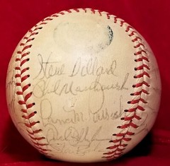 1978 Detroit Tigers Team Signed Ball Alan Trammell Jack Morris HOF Whitaker ROY