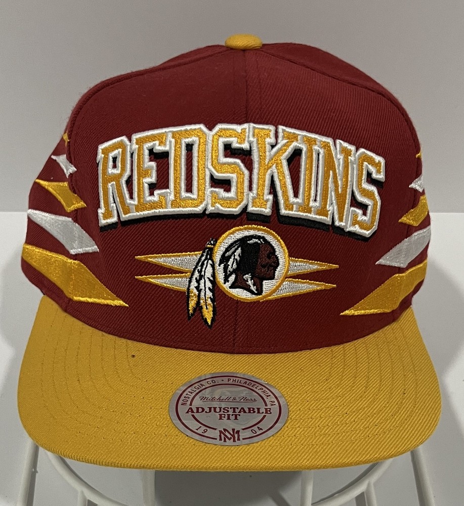 Mitchell & Ness Washington Redskins NFL Snapback Hat Cap Adjustable Burgundy