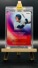 2026 Leaf Vivid Eric Becker Auto Teal 5/35 Cincinnati Reds