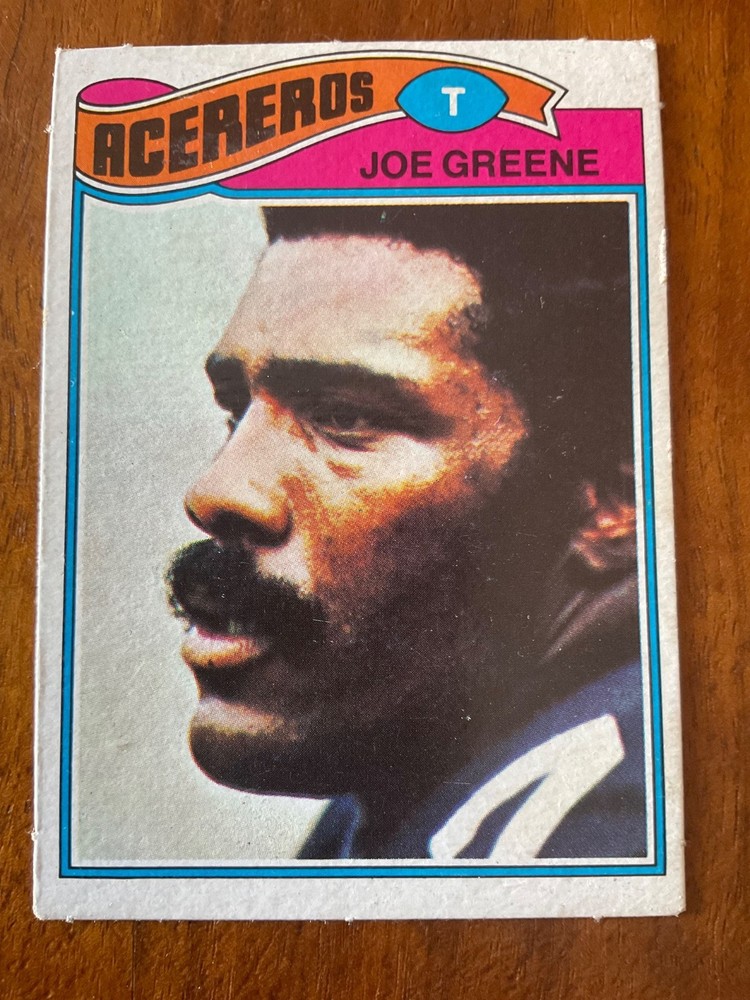 1977 Topps MEXICAN #405 Mean Joe Greene Hall of Fame Pittsburgh Steelers
