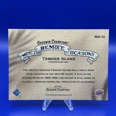 2026 Upper Deck Goodwin Champions Most Remote Locations #MR-15 Tangier Island