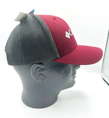 Columbia PFG Texas A&M Aggies Mesh Snapback Hat Maroon Gray One Size NWT