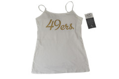 All Sport Couture Womens NFL San Francisco 49ers Double Team Shirt NWT XS-XL