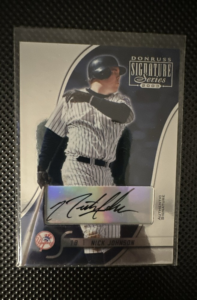 2003 Donruss Signature Series – Nick Johnson #65 Authentic Signatures (AU)