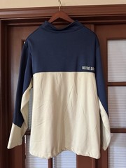 Colosseum Notre Dame Fighting Irish 1/4 Zip Pullover | XXL | Blue/Light Tan