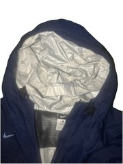 Vintage 90&rsquo;s Nike Team North Carolina Jacket/Coat Size L Navy Blue/Baby Blue