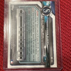 Bowman Draft LOGAN GILBERT signed auto autographed 2018 1st Bowman IP #BD-63