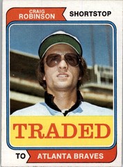 1974 Topps Traded #23T Craig Robinson – GOOD